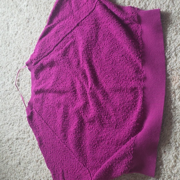 Free People Vibrant Pink Crew Neck Sweater - Picture 7 of 7